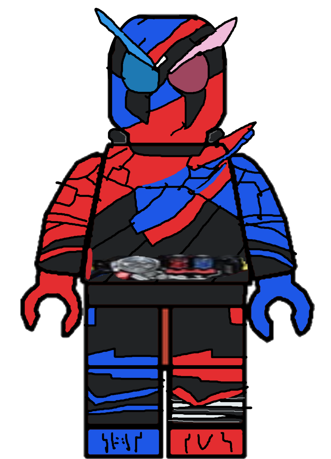 Lego kamen rider deals build