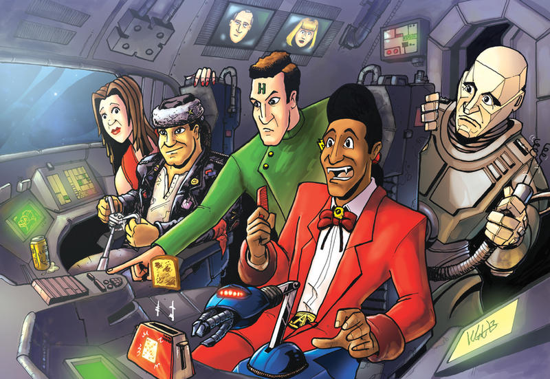 Red Dwarf Piece for Wales Comic Con