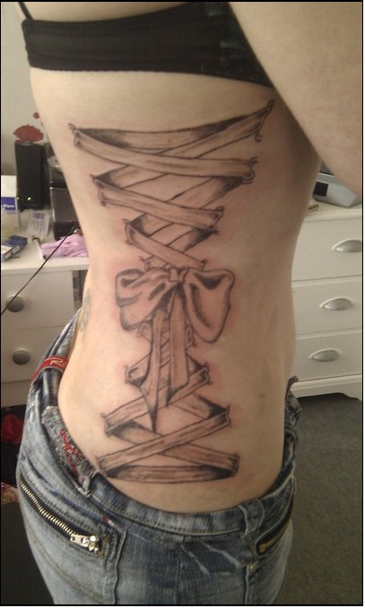 corset piercing tattoo by bodeanpye on DeviantArt corset piercing tattoo by bodeanpye on DeviantArt