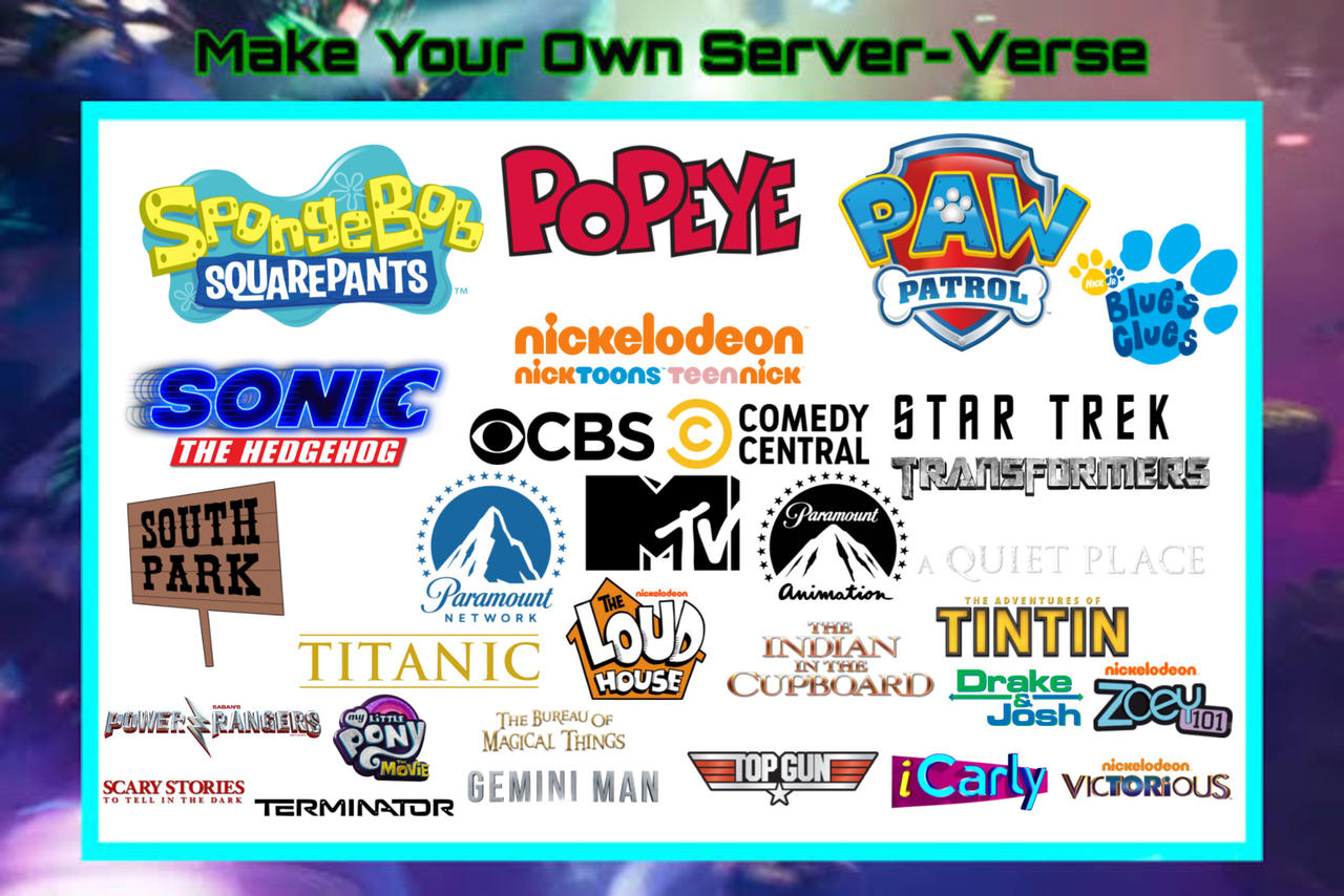 Server-Verse: Paramount edition by SpongeBobfan2010 on DeviantArt