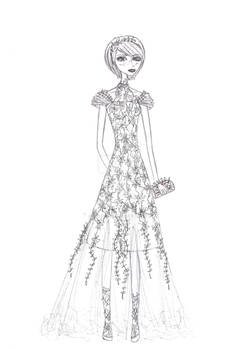 Ethereal Formal Dress Design