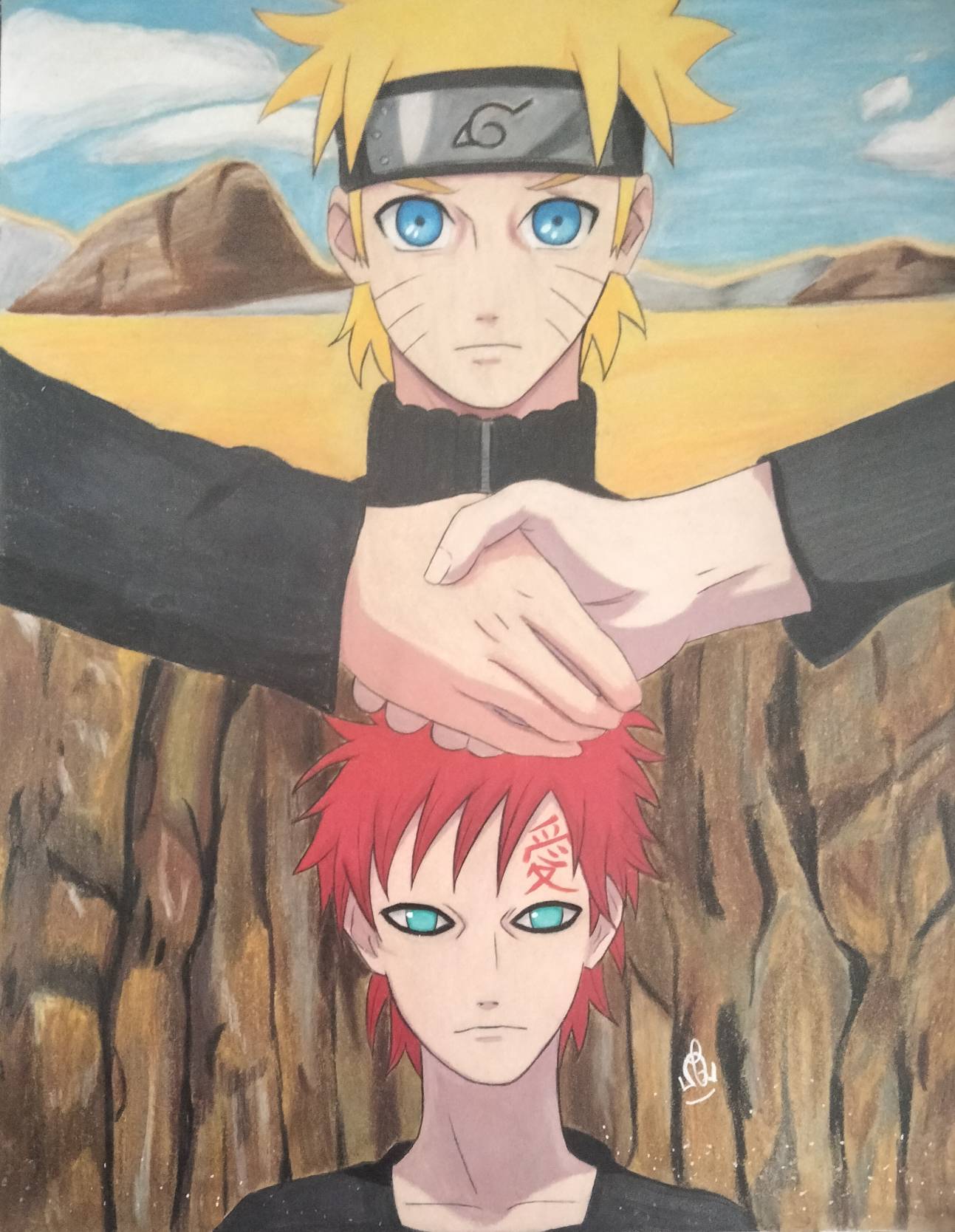 Gaara Naruto Sasuke Uchiha Neji Hyuga Mangá, naruto, Naruto