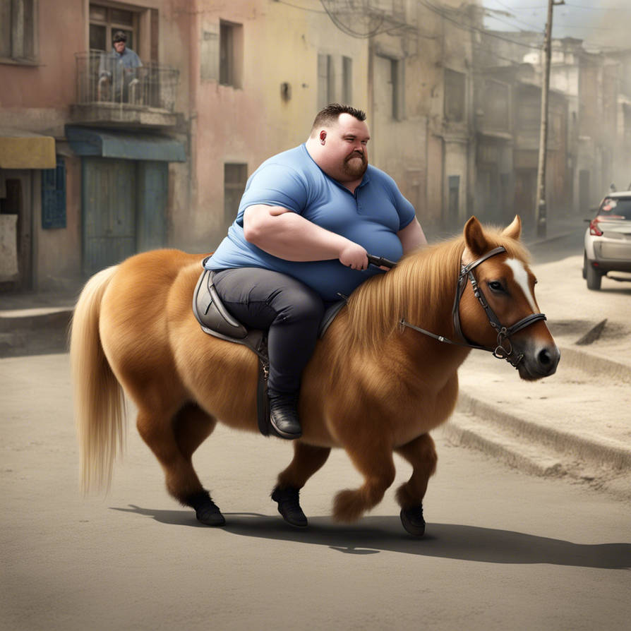 Bull Riding Mlp Fat guy riding on a small starving pony by Tsukuneboy1 on DeviantArt