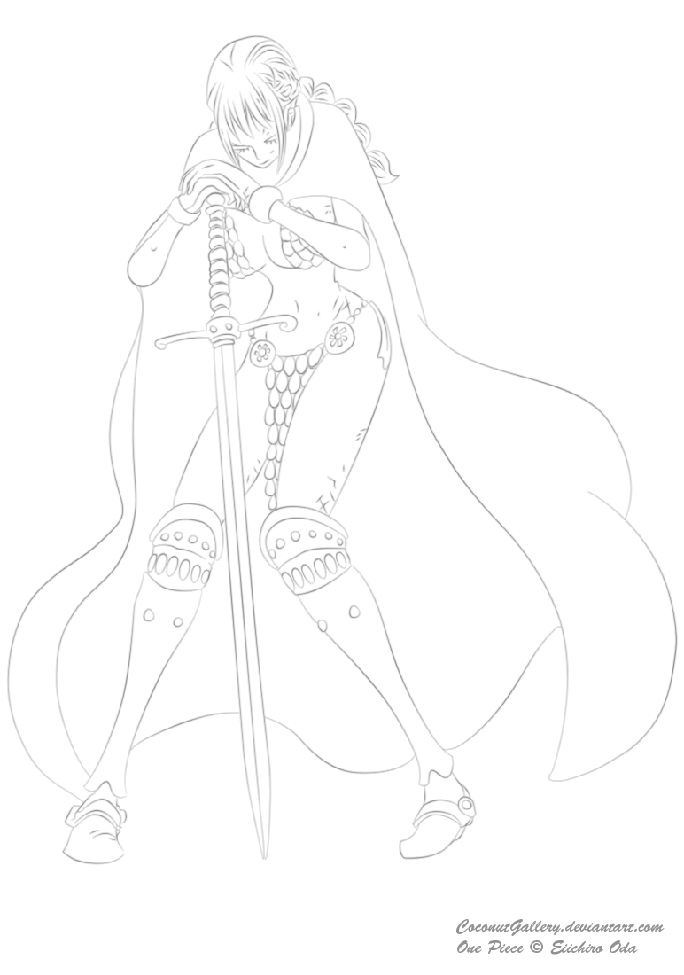 One Piece 734 Rebecca Lineart By Coconutgallery On Deviantart One Piece 734 Rebecca Lineart By Coconutgallery On Deviantart