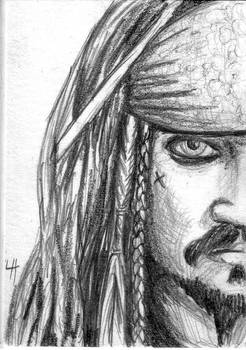 Jack Sparrow Sketch card