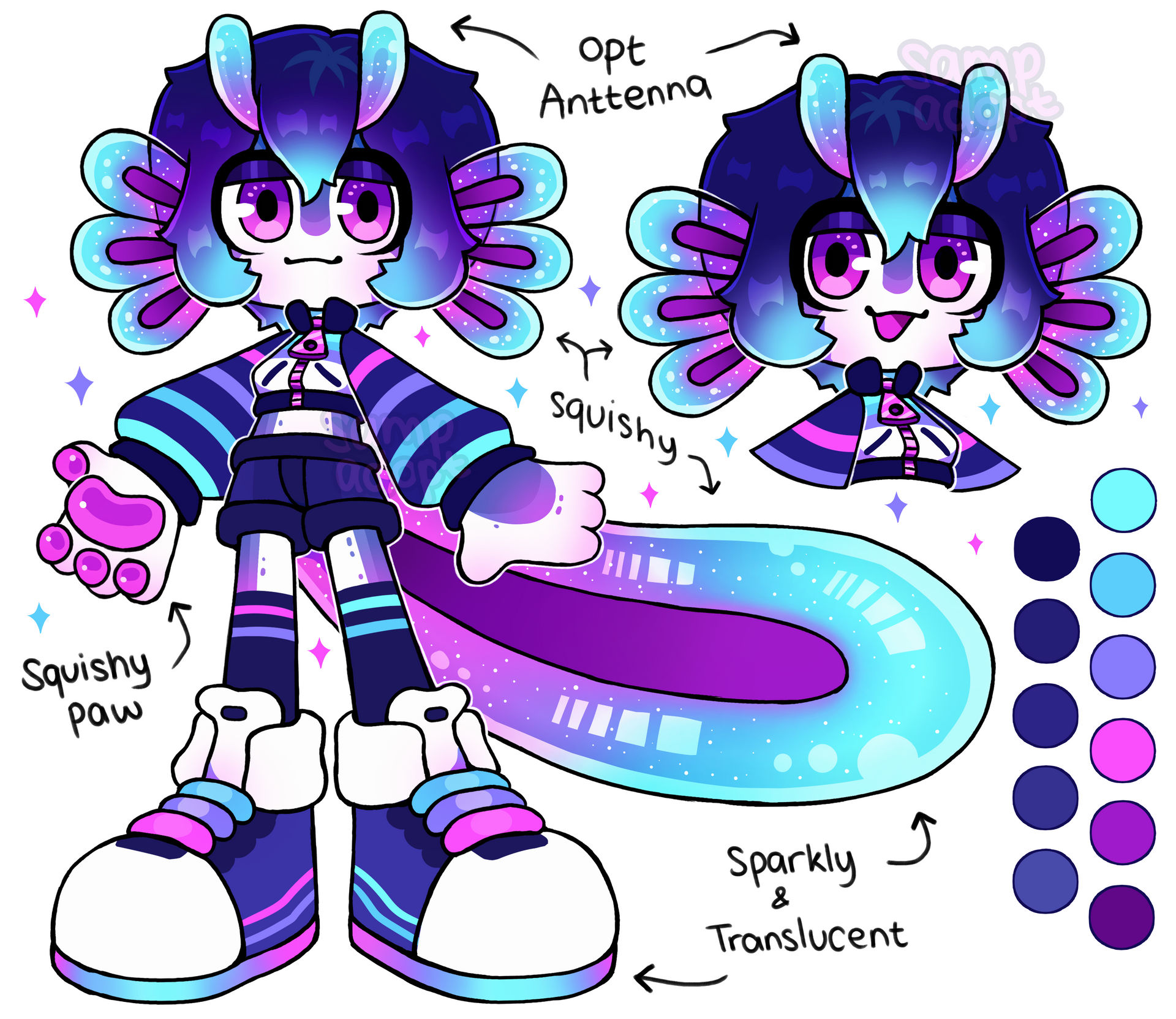 (OPEN) SB $25 Auction 97 (Sparkly Vapor) by sampurrie on DeviantArt