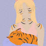 Tiger Mother and Child