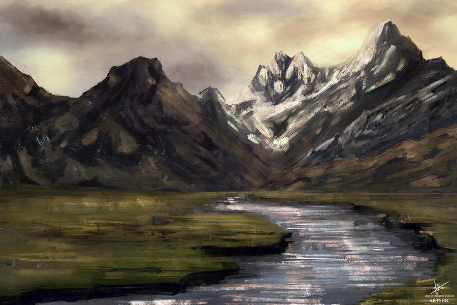 Color Study Landscape Color Study: Landscape n6 by CJ-91 on DeviantArt