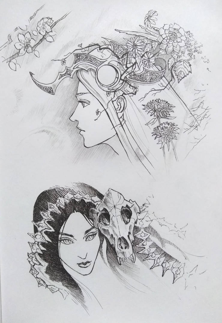 Trditional Drawing Traditional drawings 2 by AterFox on DeviantArt