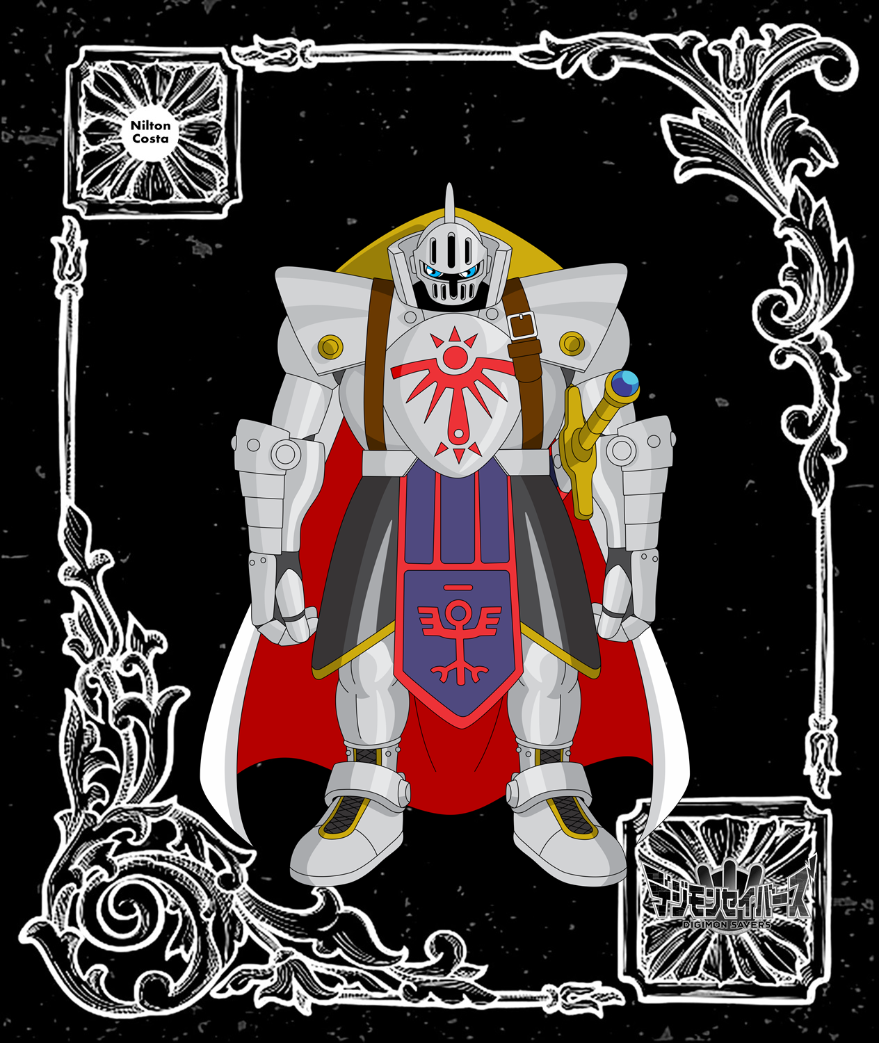 Knightmon by zeniltonjrart on DeviantArt