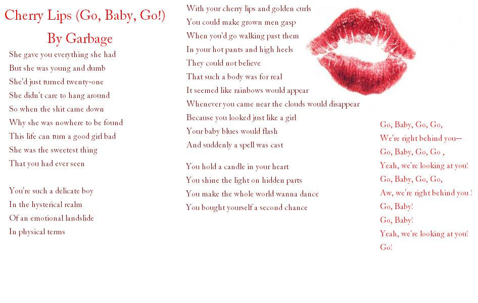 Cherry Lips By Garbage Lyrics By Magdalansaiyantoa On Deviantart Cherry Lips By Garbage Lyrics By Magdalansaiyantoa On Deviantart
