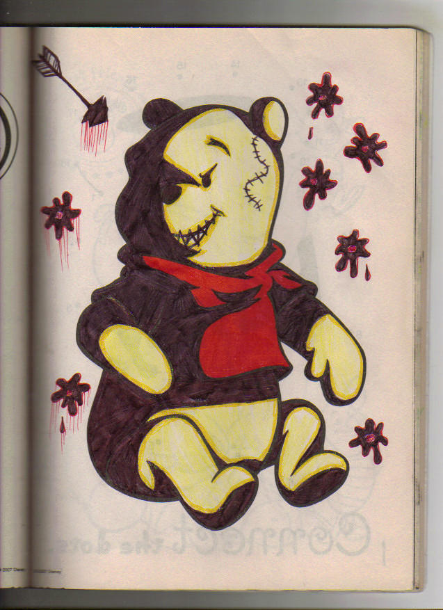 dark pooh by fluffernuffits on DeviantArt
