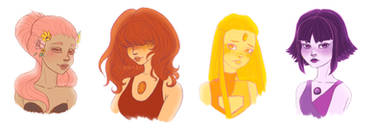 Gem Headshots [OCs]