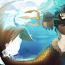 (Commission) Mer-Panther Majesty