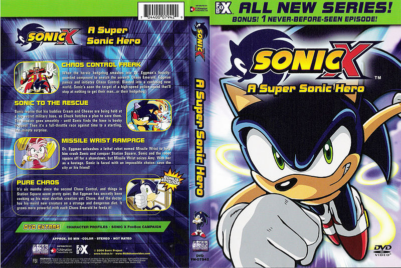 DVD: Used: Sonic X: Pure Chaos