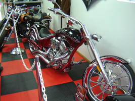 Custom Chopper Motorcycle