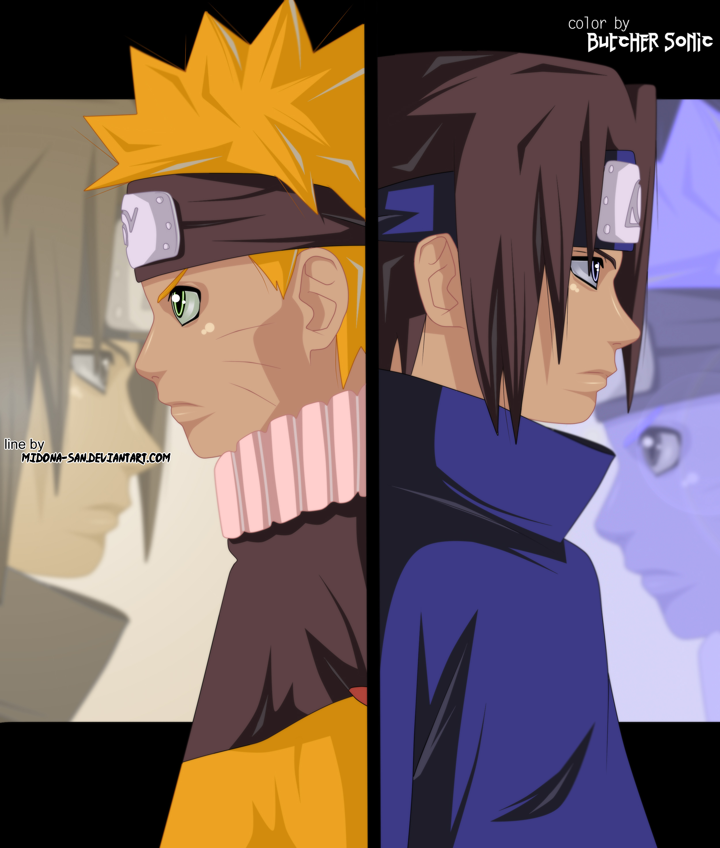 Naruto and Sasuke