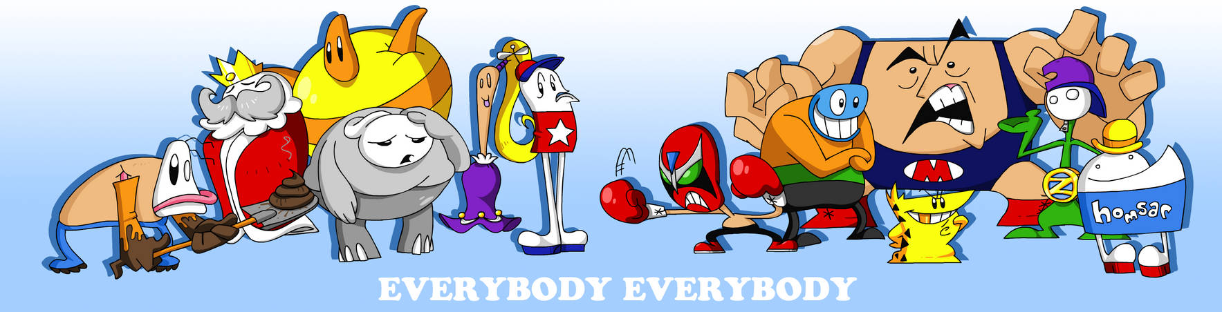 Everybody Basic Character EVERYBODY EVERYBODY by professorfandango on DeviantArt