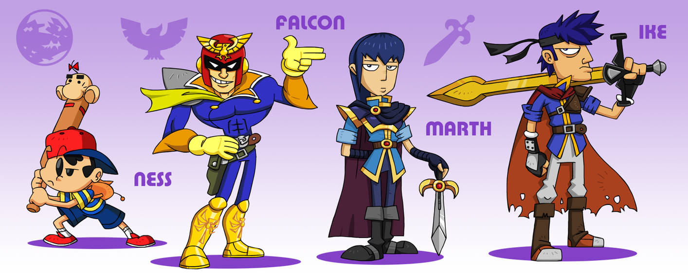 Smash Earthbound Team By Professorfandango On Deviantart