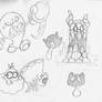 Mario Ghost Sketches