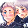 hetalia Gilbert and Ludwig