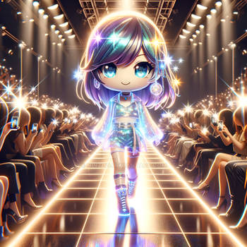 Fashion Week - anime chibi style