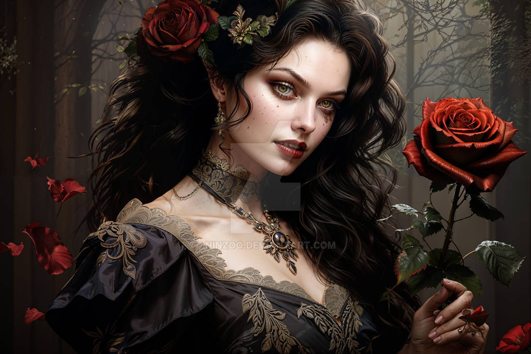 Gothic Standard Roses Gothic Roses by NinZoo on DeviantArt