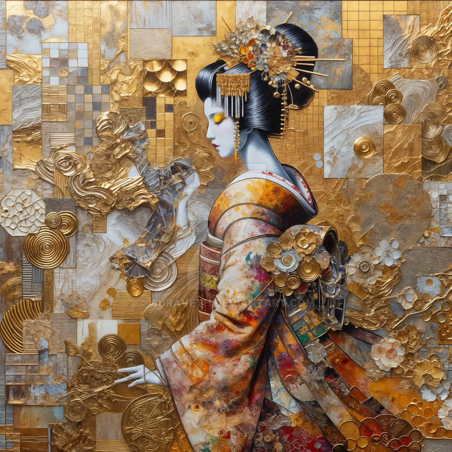 Geisha Coin Gold Geisha by AuraVeth on DeviantArt