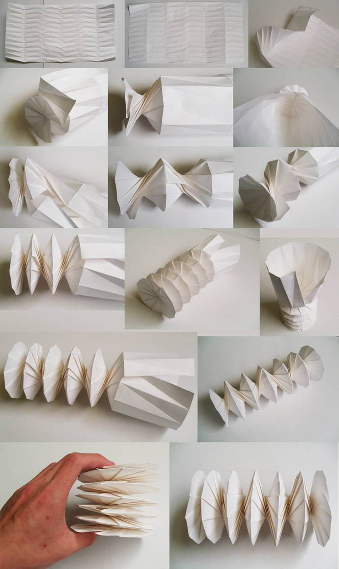 Spring Origami Tutorials Origami Spring by Jiekai on DeviantArt