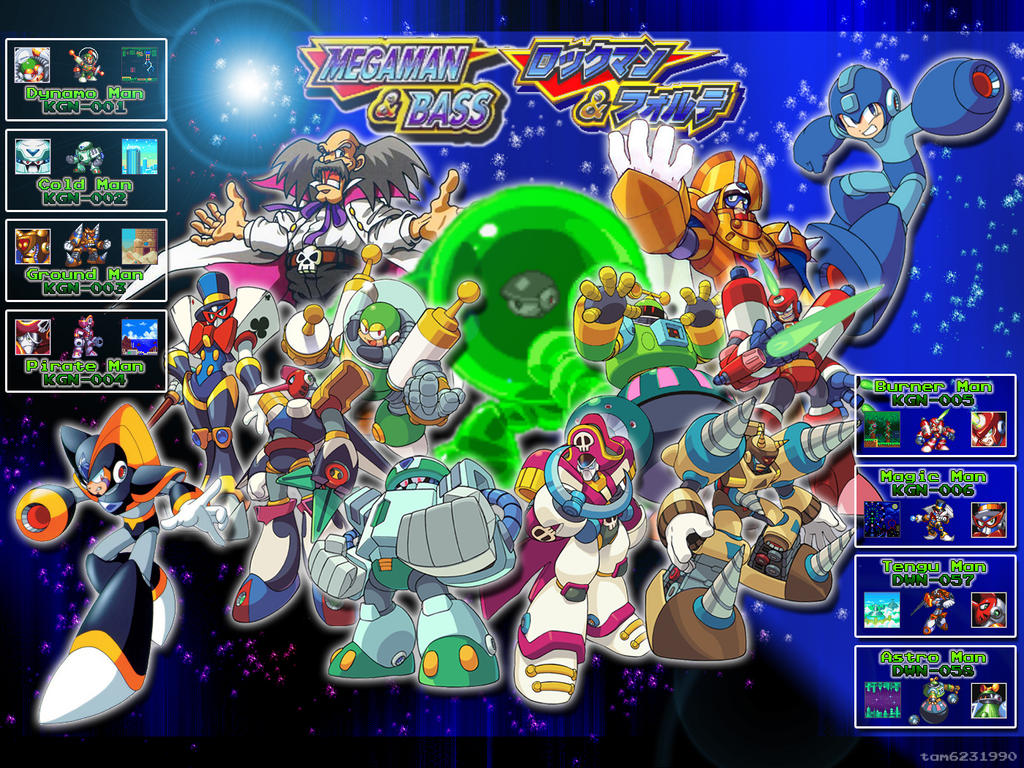 Megaman and Bass wallpaper 4:3 by tam6231990 on DeviantArt