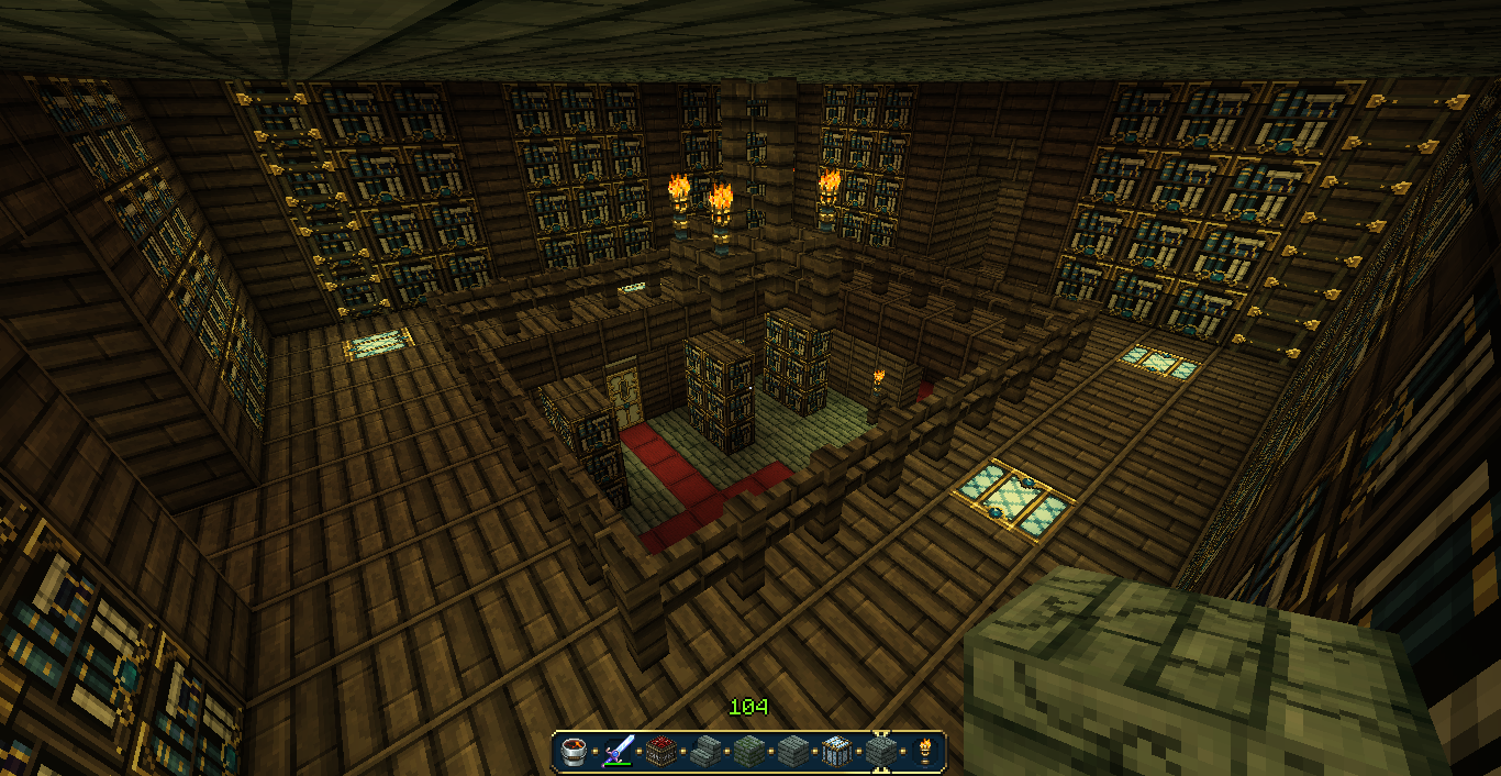 Library Ladder Minecraft Minecraft Stronghold Library Layout