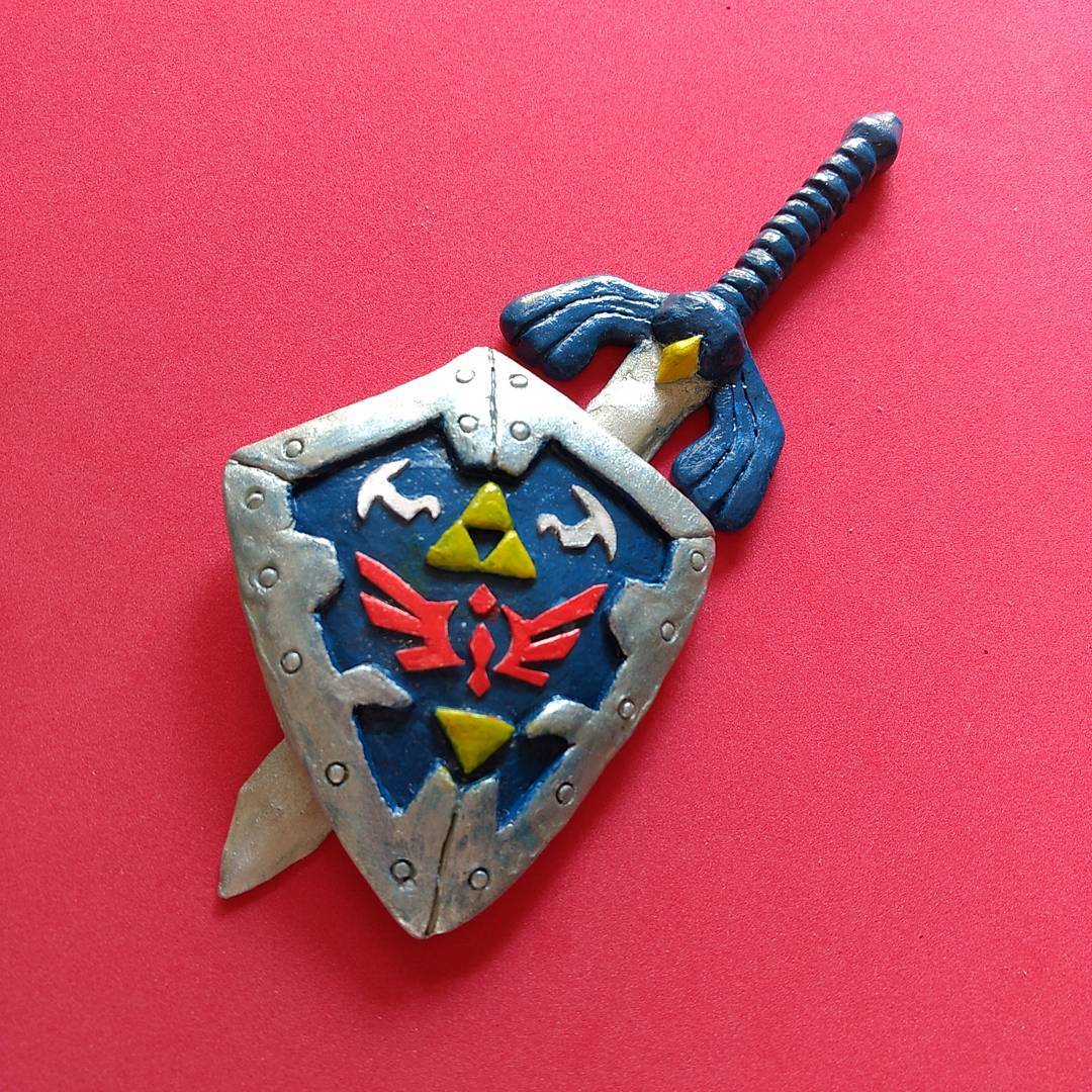 Master Sword and Hylian Shield