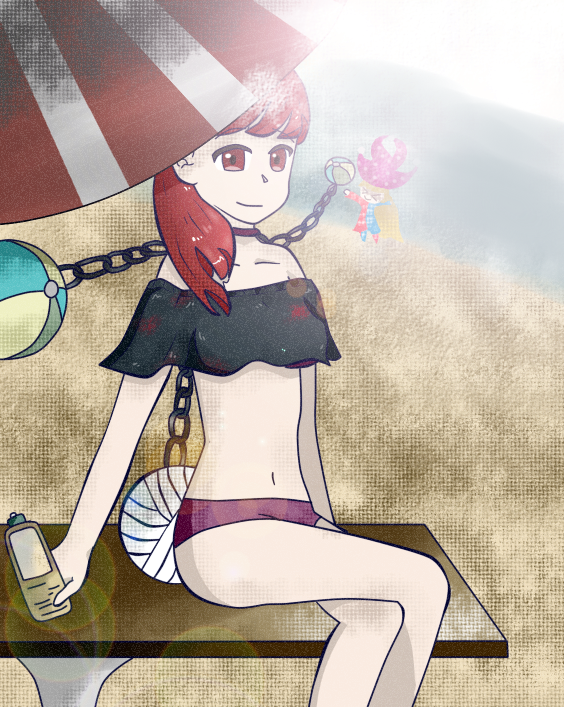 [Touhou Project] Hecatia in tha beach