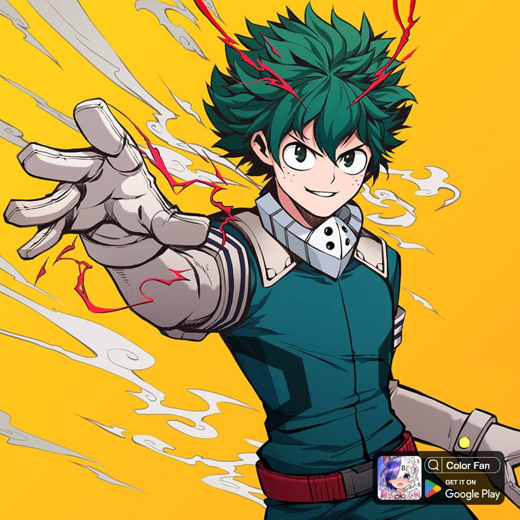 Izuku Midroiya (Deku) in Color Fan by UltimateSaiyanTP387 on DeviantArt