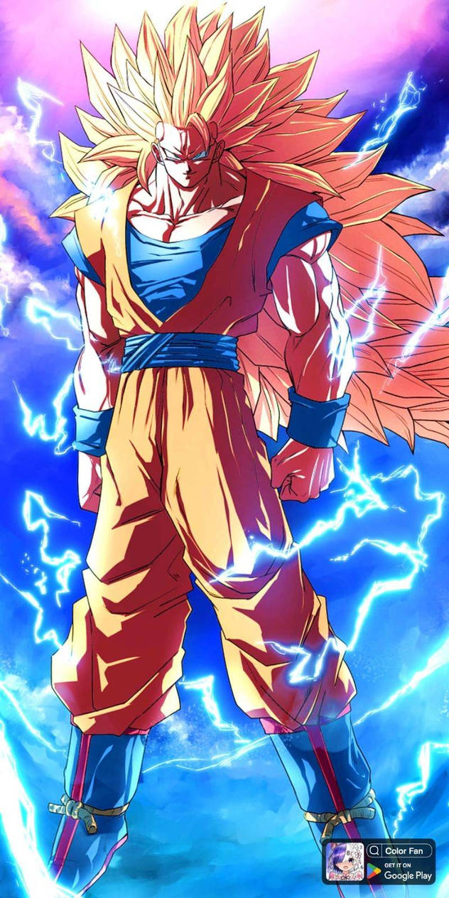 Super Saiyan 3 Goku in Color Fan by UltimateSaiyanTP387 on DeviantArt