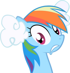 Rainbow Dash Face - Scaring