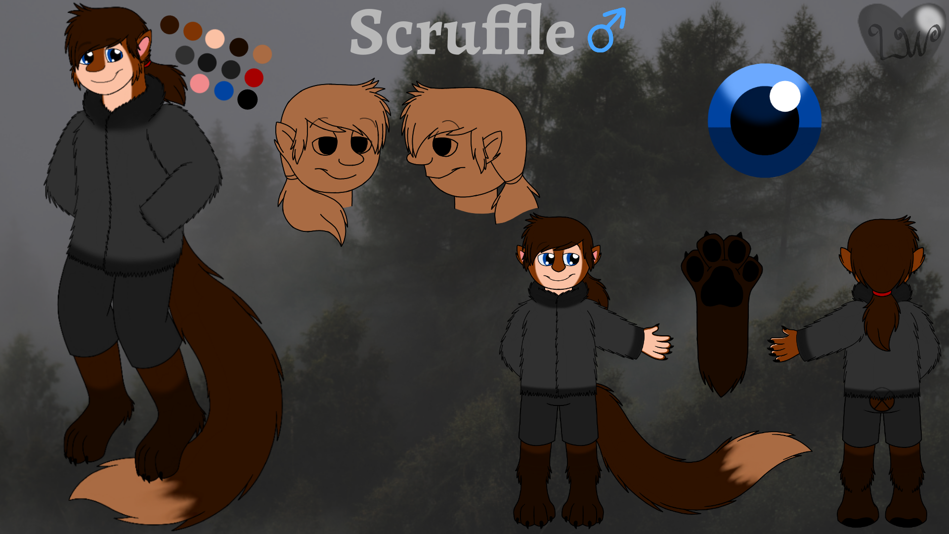 Scruffle (character sheet) by LoloHeartWolf on DeviantArt