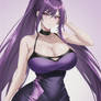 Beautiful purple woman (1)