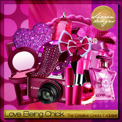 Scrap Kit Love Being Chick