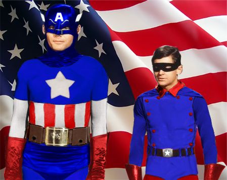 Adam West as Captain America