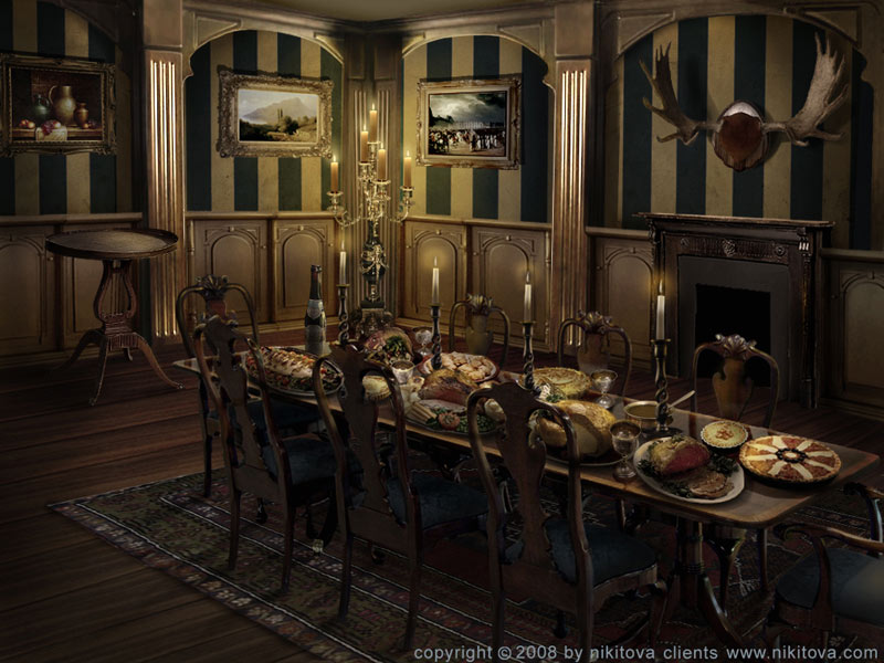 Sleepy Hollow. Dining room