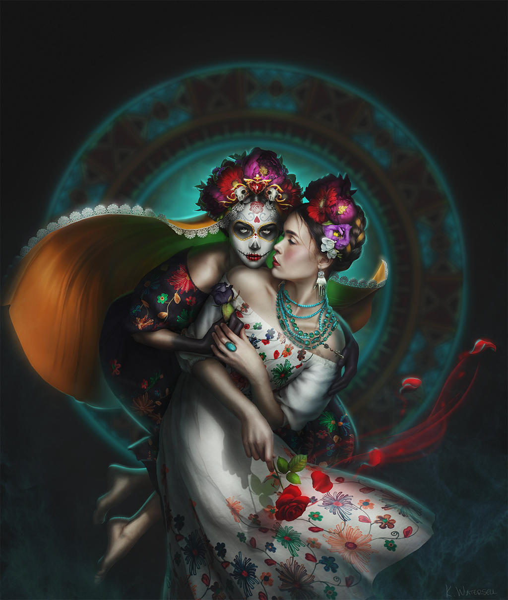 Santa Muerte by Katie-Watersell on DeviantArt