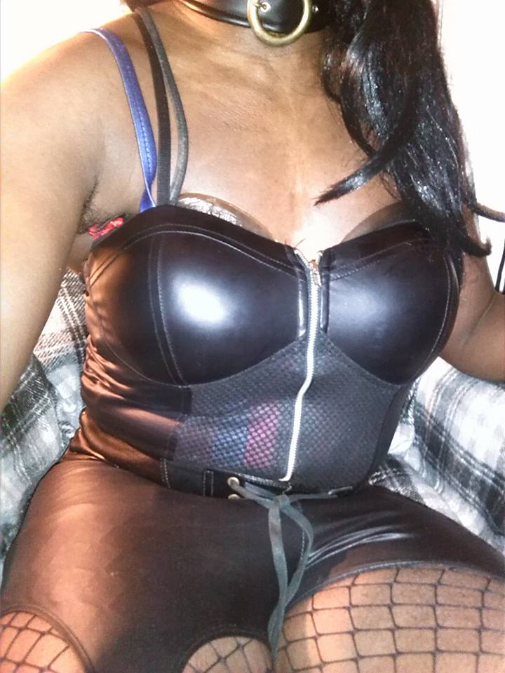 Leather boobs
