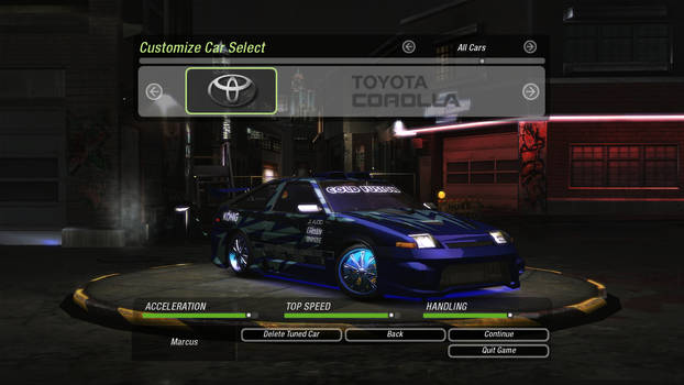 NFS Underground 2 - Reika Aoki's Toyota Corolla