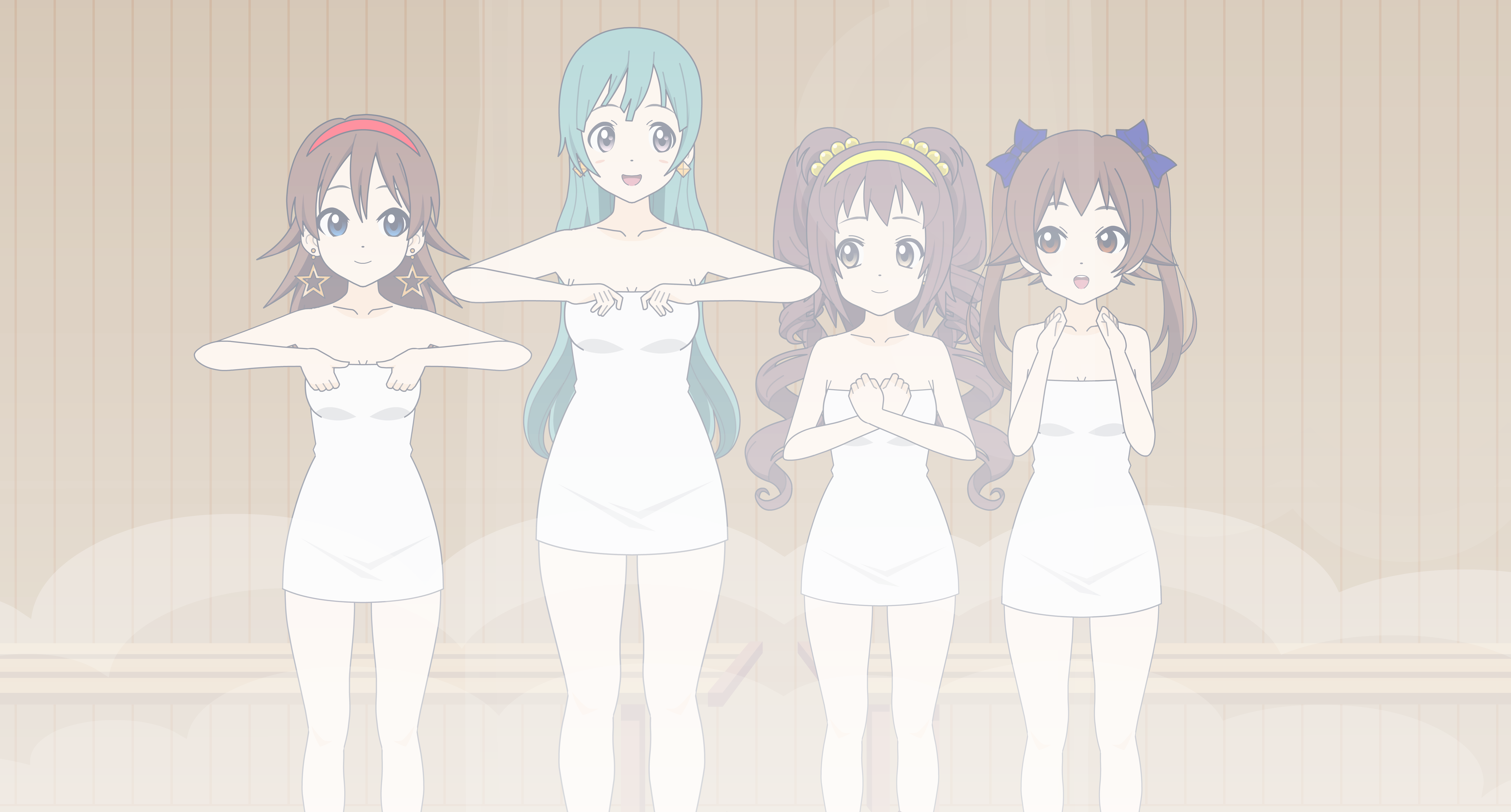 Jesus' friends at the Sauna