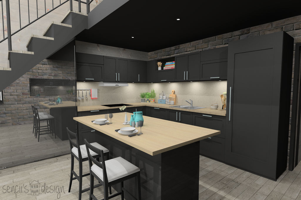 Loft House Interior Design VI. by SenciisDesign on DeviantArt