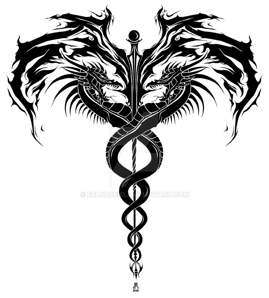 Dragon Caduceus