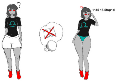 Terezi's underwear problem - sketch(colored)