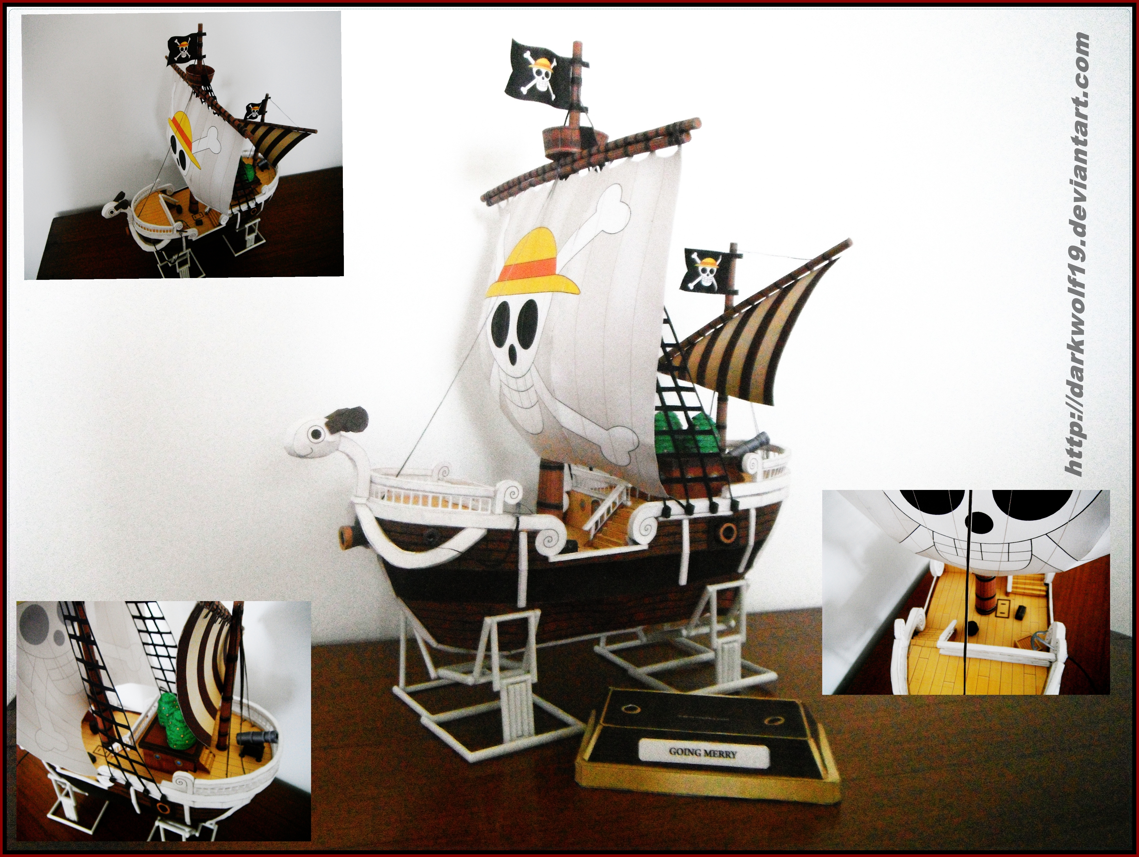 One Piece Going Merry Papercraft (2) by TheSefer on DeviantArt