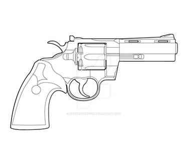 Colt Phyton Lineart